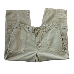 Havana Jacks Cafe Green Capri Cargo Pants Women's Size 6